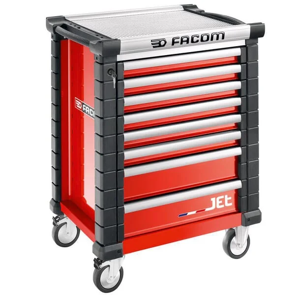 Facom - JET8M3A - Werkzeugwagen JET+3 8 Schubladen Rot