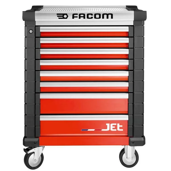 Facom - JET8M3A - Werkzeugwagen JET+3 8 Schubladen Rot