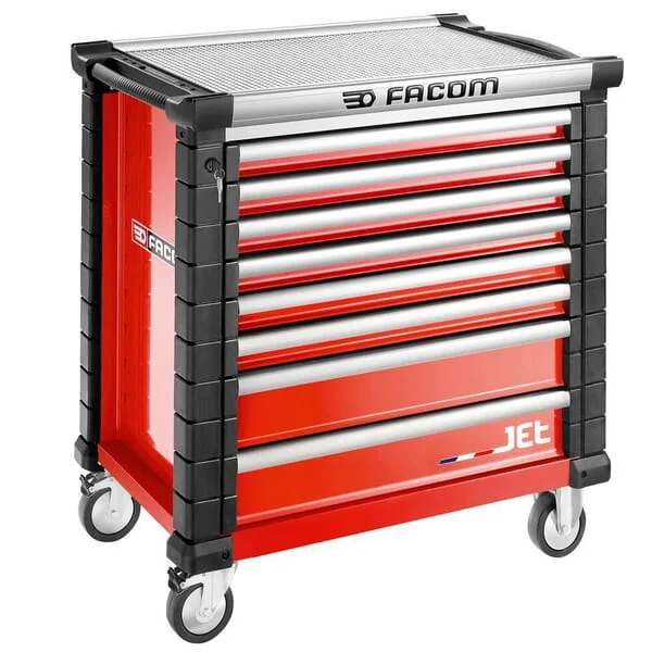 Facom - JET8M4A - Werkzeugwagen JET+4 8 Schubladen Rot