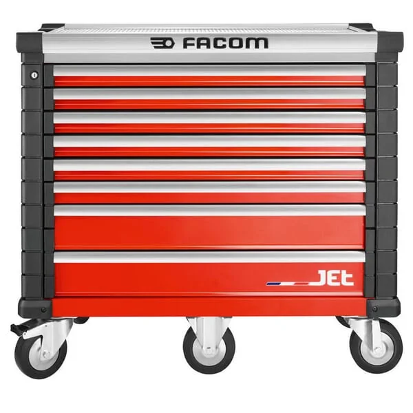 Facom - JET8M5A - Werkzeugwagen JET+5 8 Schubladen Rot