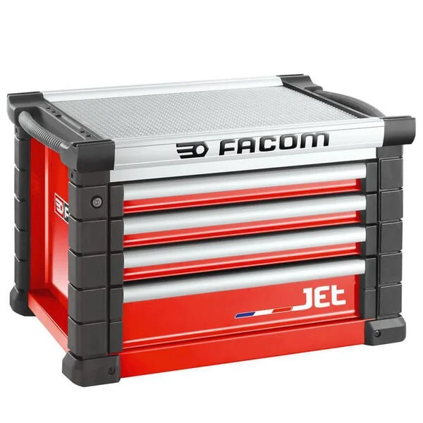 Facom - JETC4M3A - Werkzeugkasten JETC+3 4 Schubladen Rot
