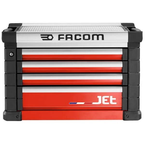 Facom - JETC4M3A - Werkzeugkasten JETC+3 4 Schubladen Rot