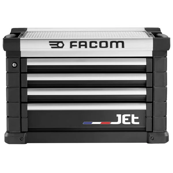 Facom - JETC4NM3A - Werkzeugkasten JETC+3 4 Schubladen Schwarz