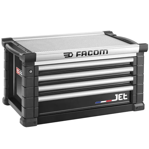 Facom - JETC4NM4A - Werkzeugkasten JETC+4 4 Schubladen Schwarz