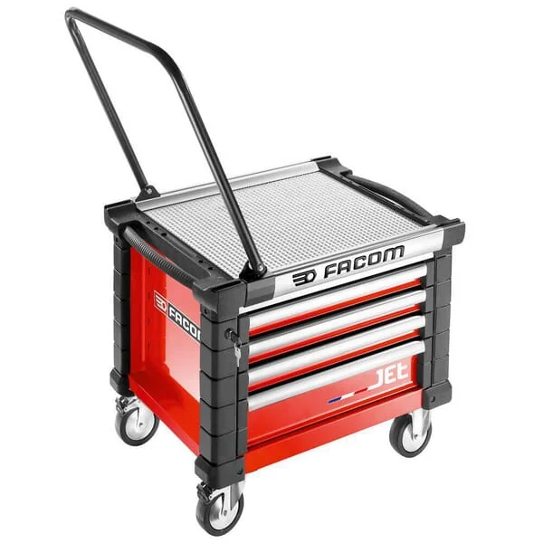 Facom - JETCR4M3A - Werkzeugkasten JETCR+3 4 Schubladen Rot