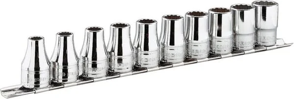 Facom - S40E - Stecknuss-Satz 8-Tlg. 1/2mm Halter