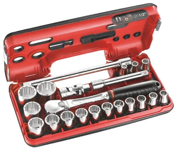 Facom - SLDBOX112PB - Steckschlüsselsatz, 12-Kant, 1/2", Metrisch