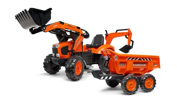 Falk - F2090W - Kubota Mit Bagger Und Maxi-Kippanhaenger