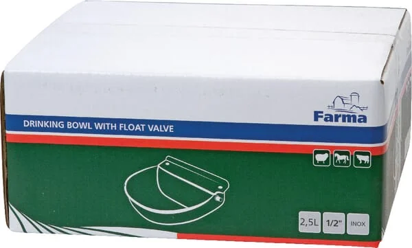 Farma - 202006FA - Tränkenippel mit Schwimmerventil aus Edelstahl