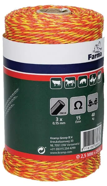 Farma - 704010FA - Weidedraht 250 m 3x0,16 aus Edelstahl