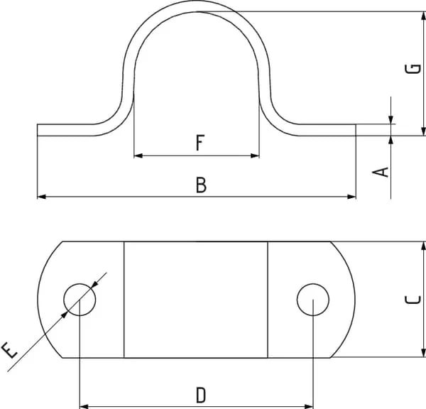 Farma - 803065114FA - Verbindungsschelle Feuerverzinkt 1 1/4"
