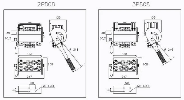 Faster - 2P808812GMC - Multifaster-Kupplung DN12-8 x 1/2" BSPP Mobiler Teil