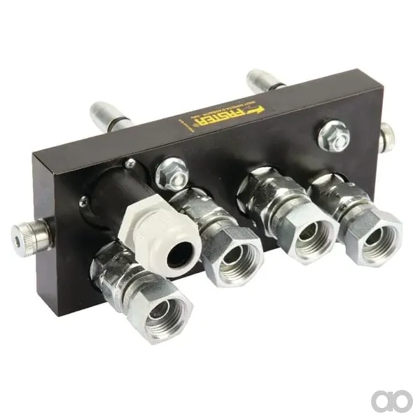 Faster - 2PS06A4CMC - Multifaster-Kupplung DN10-4 x 1/2" BSP + 1 x Elektrischer Mobiler Teil
