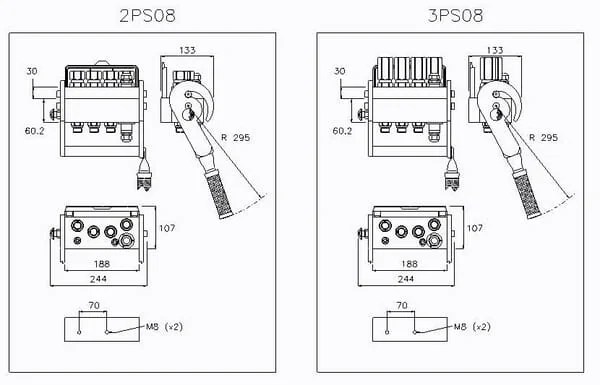 Faster - 2PS081412GMC - Multifaster 4x1/2" 1xEL