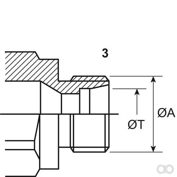 Faster - CVV0832015F - Gewindekupplung, 1/2" Innengewinde M20x1,5 12s Außengewinde