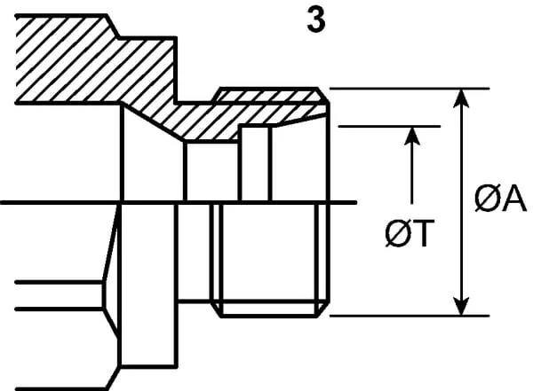 Faster - CVV162302MV - Gewindekupplung, 1" Aussengewinde M30x2 22l Aussengewinde