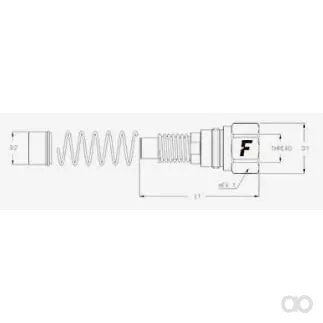 Faster - KIT2FNB3812SF - Patronengröße 3/8 Weiblich