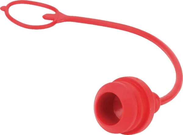Faster - TMA14R - Staubschutzkappe PVC Rot Für 1/4 ANV Innengewinde