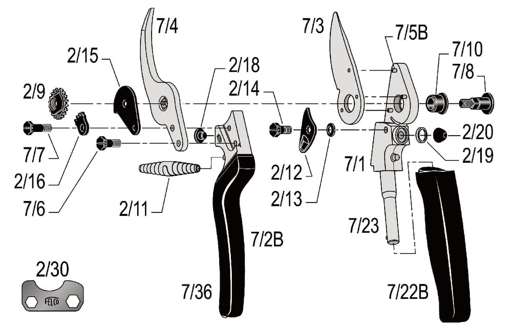 Felco - ES8807 - Baumschere Nr. 7