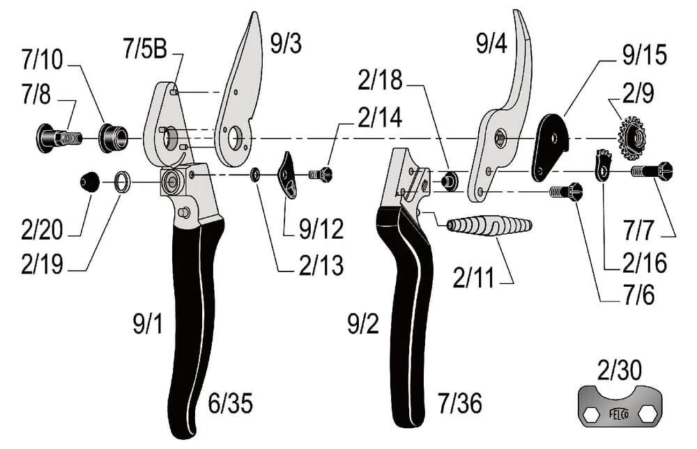Felco - ES8809 - Baumschere Nr. 9 L.