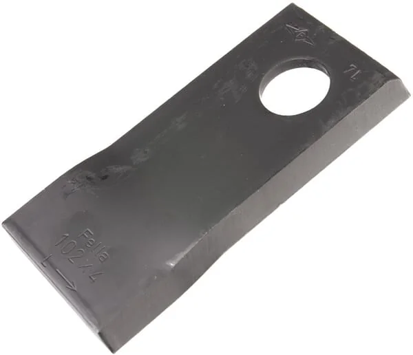 Fella - 140693 - Mähwerk-Messer Links 102x48x4mm Bohrung Diameter 19mm Passend für Fella