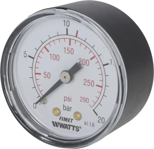 Fini - 9052802 - Manometer Diameter 50 1/4" 20/11 Bar