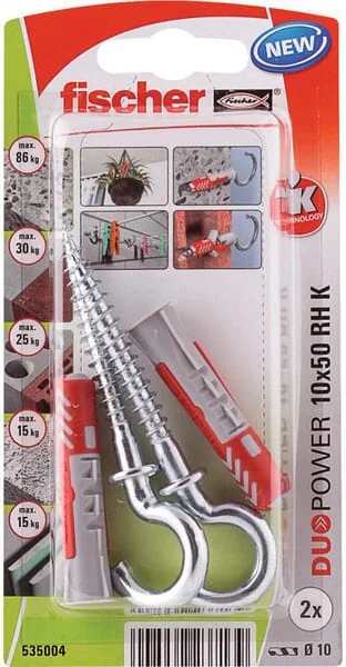 Fischer - 535004 - Duebel DuoPower 10x50 RH K 2 Stk.