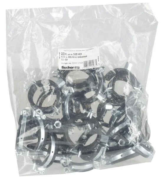 Fischer - 539451 - Rohrschelle FRS-L 53-59 8/10 25 Stk.