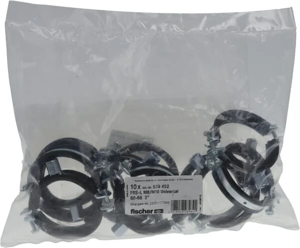 Fischer - 539452 - Rohrschelle FRS-L 60-66 8/10 10 Stk.