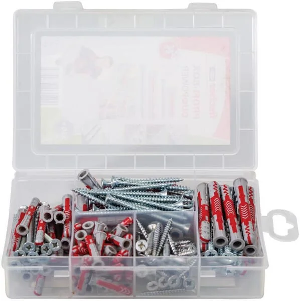 Fischer - 541109 - Profi-Box Duopower Duebel/Schrauben-Sortiment SL 150 Stk.