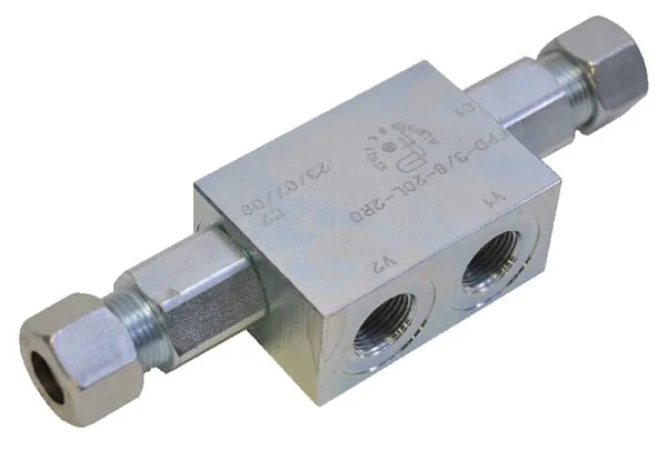 Fluidpress - FPD3820L2ROSR - Rückschlagventil Pilotgesteuert 3/8"