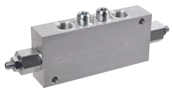 FluidPress - FPOE70D12LA20B - Gegendruckventil Doppelt 1/2