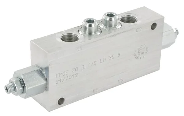 FluidPress - FPOE70D12LA35B - Gegendruckventil Doppelt 1/2