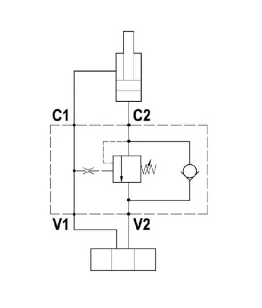 FluidPress - FPOE70S12PA35B - Einfaches Ausgleichsventil