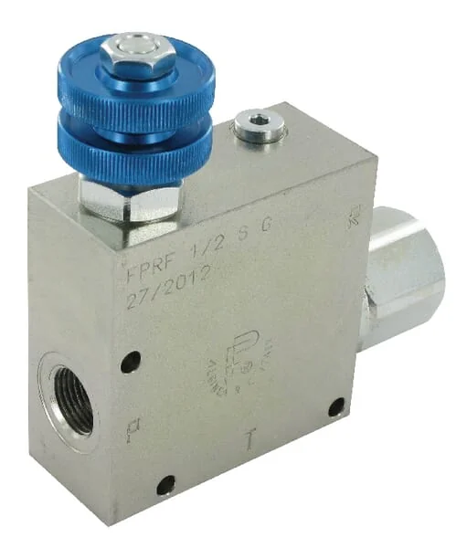 FluidPress - FPRF12ST - Durchflussregelventil 3-Wege 1/2 50-90