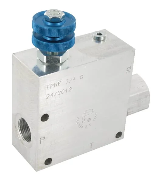 FluidPress - FPRF34G - Durchflussregelventil 3-Wege 3/4 90-150 l/min
