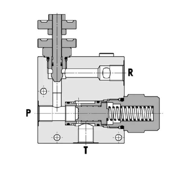 FluidPress - FPRF38ST - 3-Wege-Durchflussregelventil 3/8 30-50