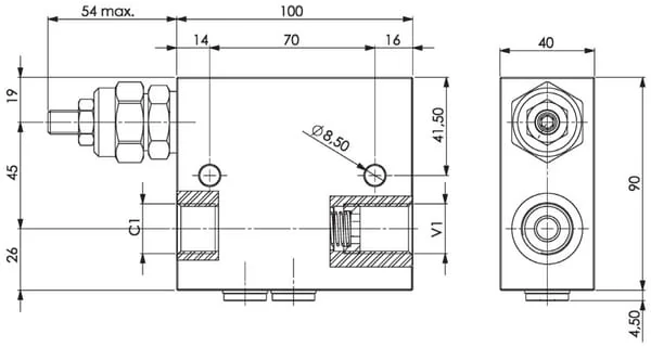FluidPress - FPSQD20001ST - Stahl-Sequenzventil 3/4