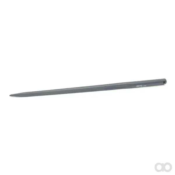 Forges du Saut du Tarn - FT410455 - Ladeschaufelzinke, Gerade, Sternprofil 30x750mm, Spitzzinke mit Diameter 11-Splint, Schwarz