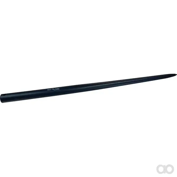 Forges du Saut du Tarn - FT486188 - Ladeschaufelzinke, Gerade, Sternprofil 40x1000mm, Spitzzinke mit Diameter 11,5 Splint, Schwarz