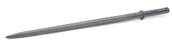 Forges du Saut du Tarn - FT486843 - Ladeschaufelzinke, Gerade, Sternprofil 50x850mm, Spitze mit Diameter 17 Splint, Schwarz