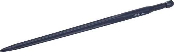 Forges du Saut du Tarn - FT486844 - Ladeschaufelzinke, Gerade, Sternprofil 35x820mm, Spitze mit M22x1,5mm Mutter, Blau