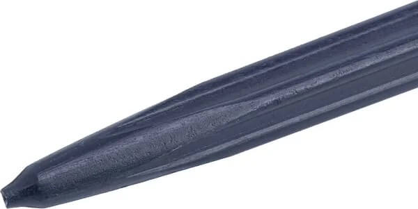Forges du Saut du Tarn - FT486844 - Ladeschaufelzinke, Gerade, Sternprofil 35x820mm, Spitze mit M22x1,5mm Mutter, Blau