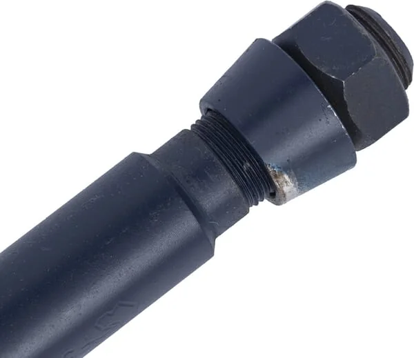 Forges du Saut du Tarn - FT486844 - Ladeschaufelzinke, Gerade, Sternprofil 35x820mm, Spitze mit M22x1,5mm Mutter, Blau