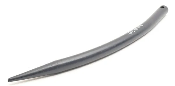 Forges du Saut du Tarn - FT9026 - Laderzinke, Gekruemmt, Rundprofil 25x440 Mm, Spitzzinke mit Diameter 10,5-Splint, Schwarz