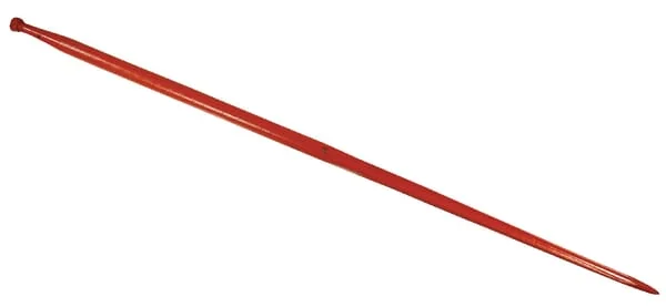 Forges du Saut du Tarn - RT1400 - Ladergabelzinke, Gerade, Sternprofil 35x1400mm, Spitze mit M22x1,5mm Mutter, Blau