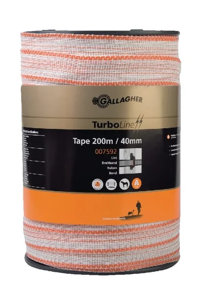 Gallagher - 007592GAL - Turboline Zaunband, 40 Mm 200 M