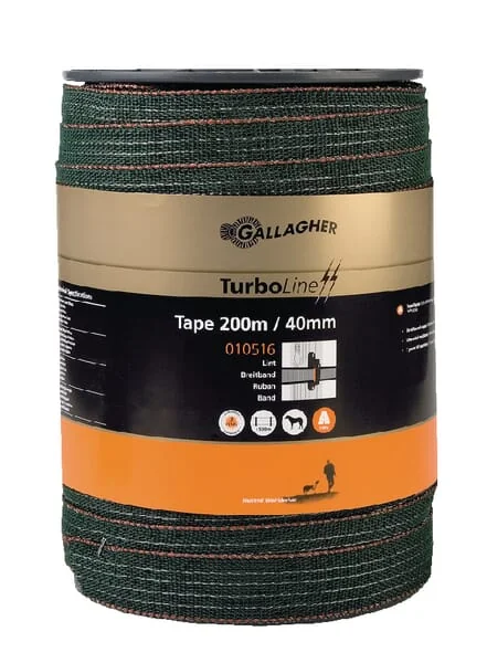 Gallagher - 010516GAL - Turbostar Band 40mm 200m Grün
