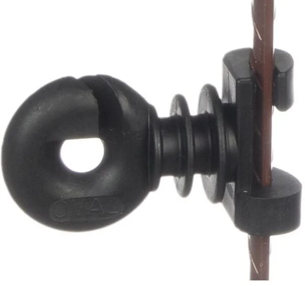 Gallagher - 010752GAL - Isolator Schwarz, 10 Stück
