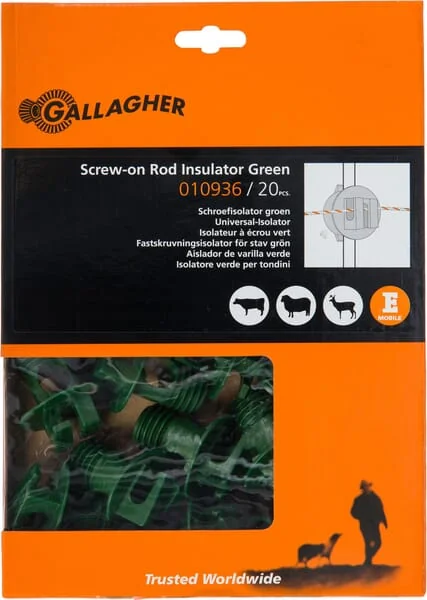 Gallagher - 010936GAL - Isolator Grün 20 Stück